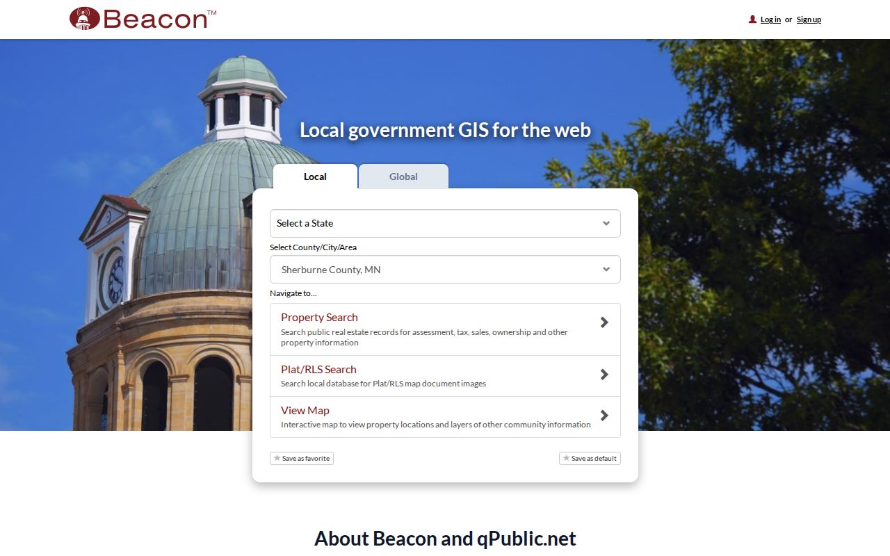 Elk River residents directory Beacon property search interface
