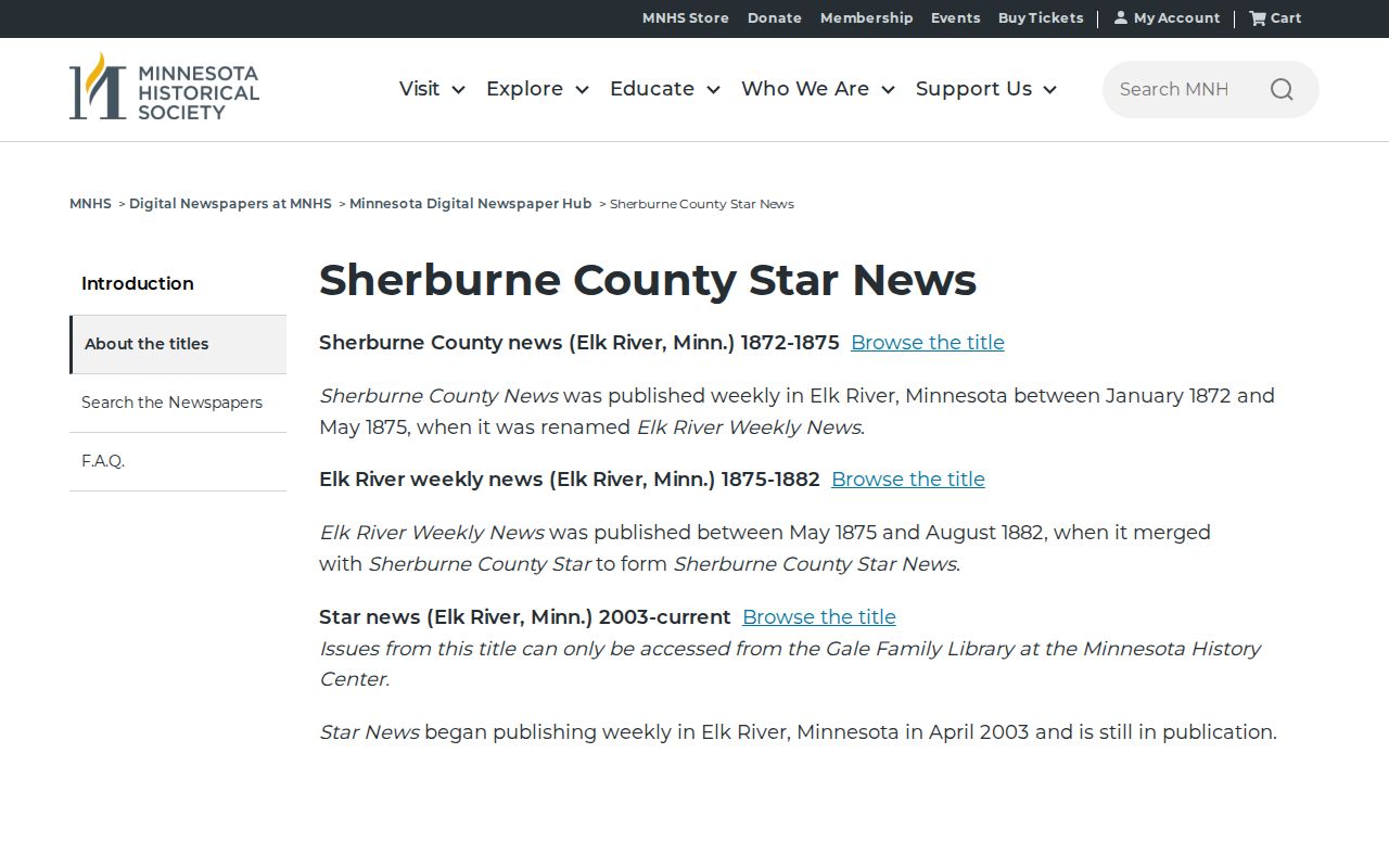 Elk River city directory Star News digital newspaper collection